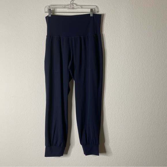 Athleta womens blue salutation joggers in powervita 1X - Picture 1 of 9